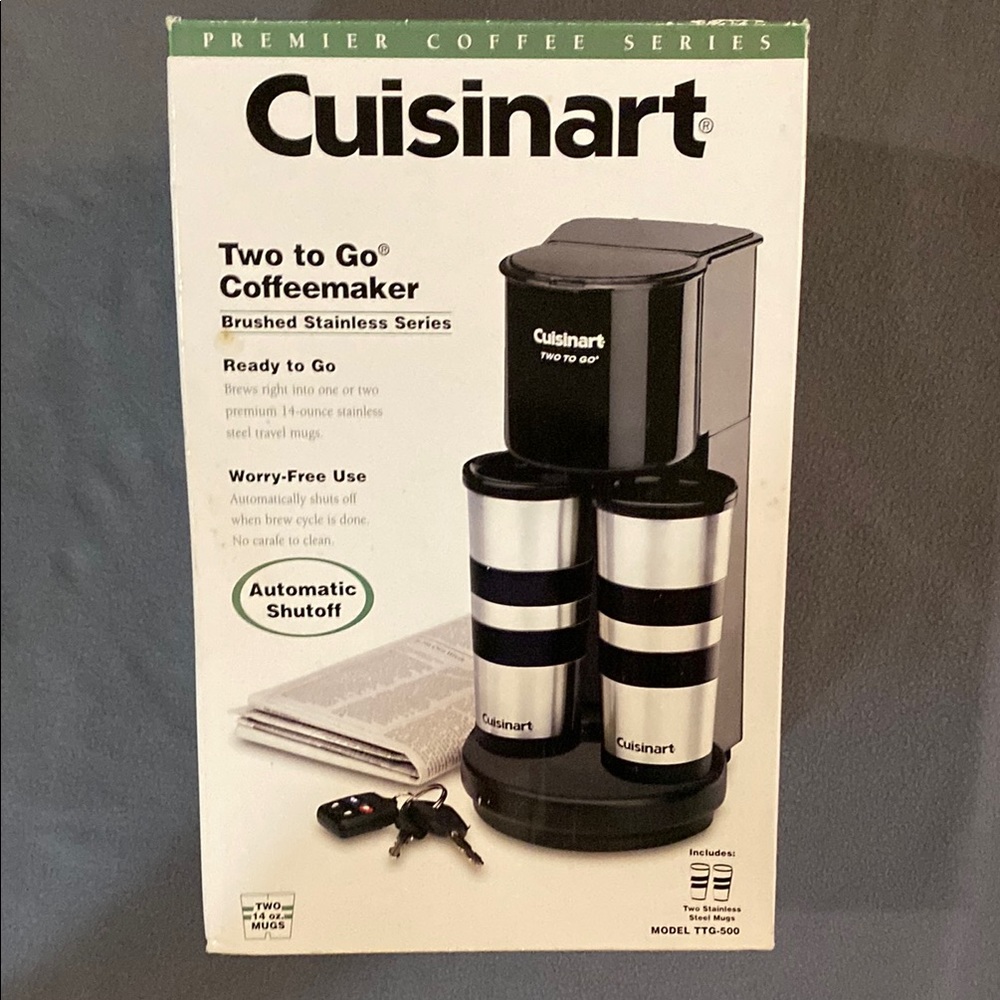 Cuisinart Premier Coffee Series in Black and Silver